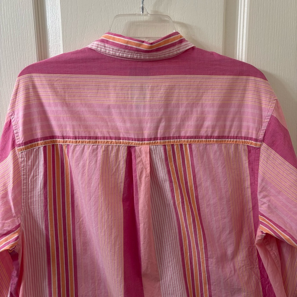 GAP Pink Striped Button-Down Shirt - Picture 4 of 16